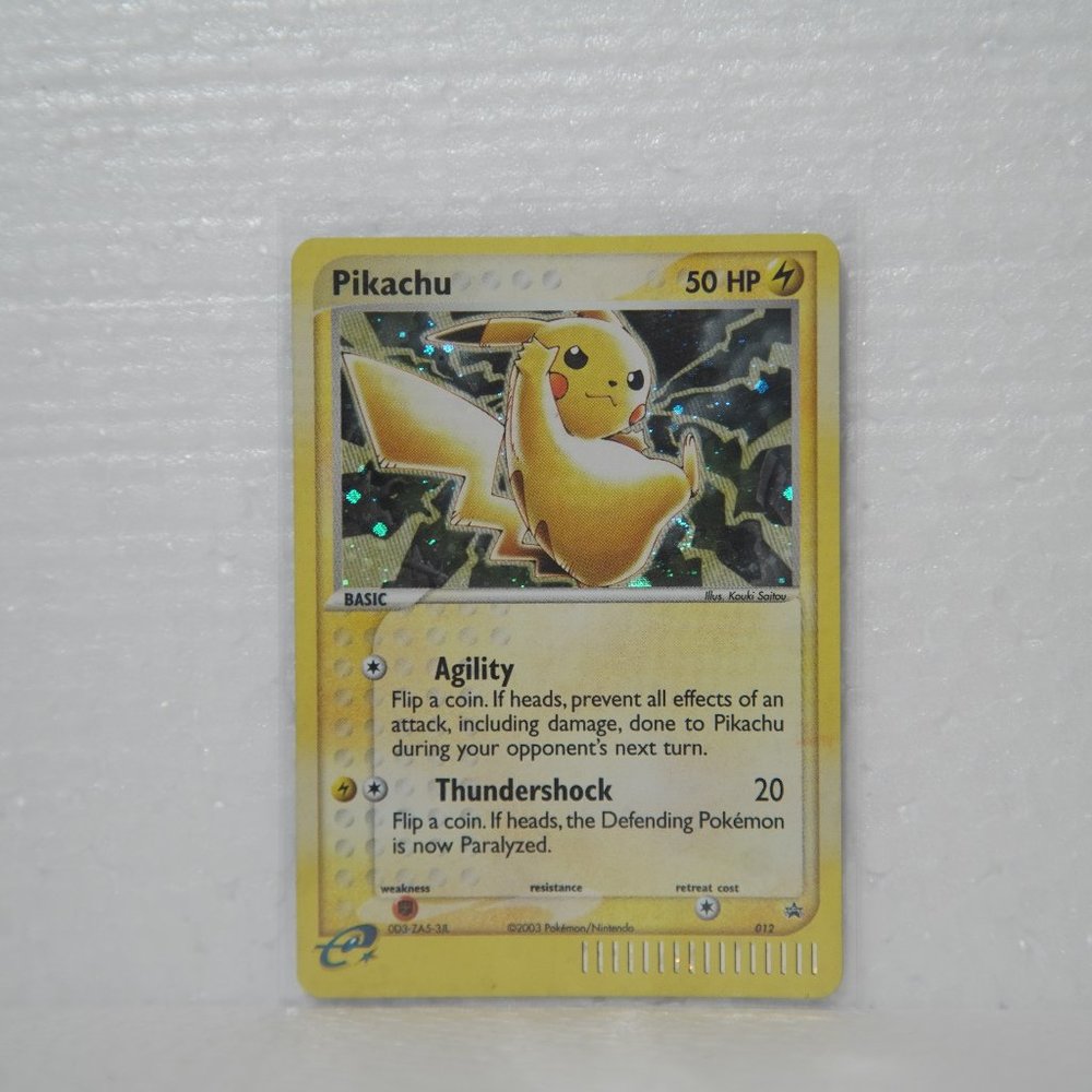 Pikachu 0/12 Holo - Held for Grade